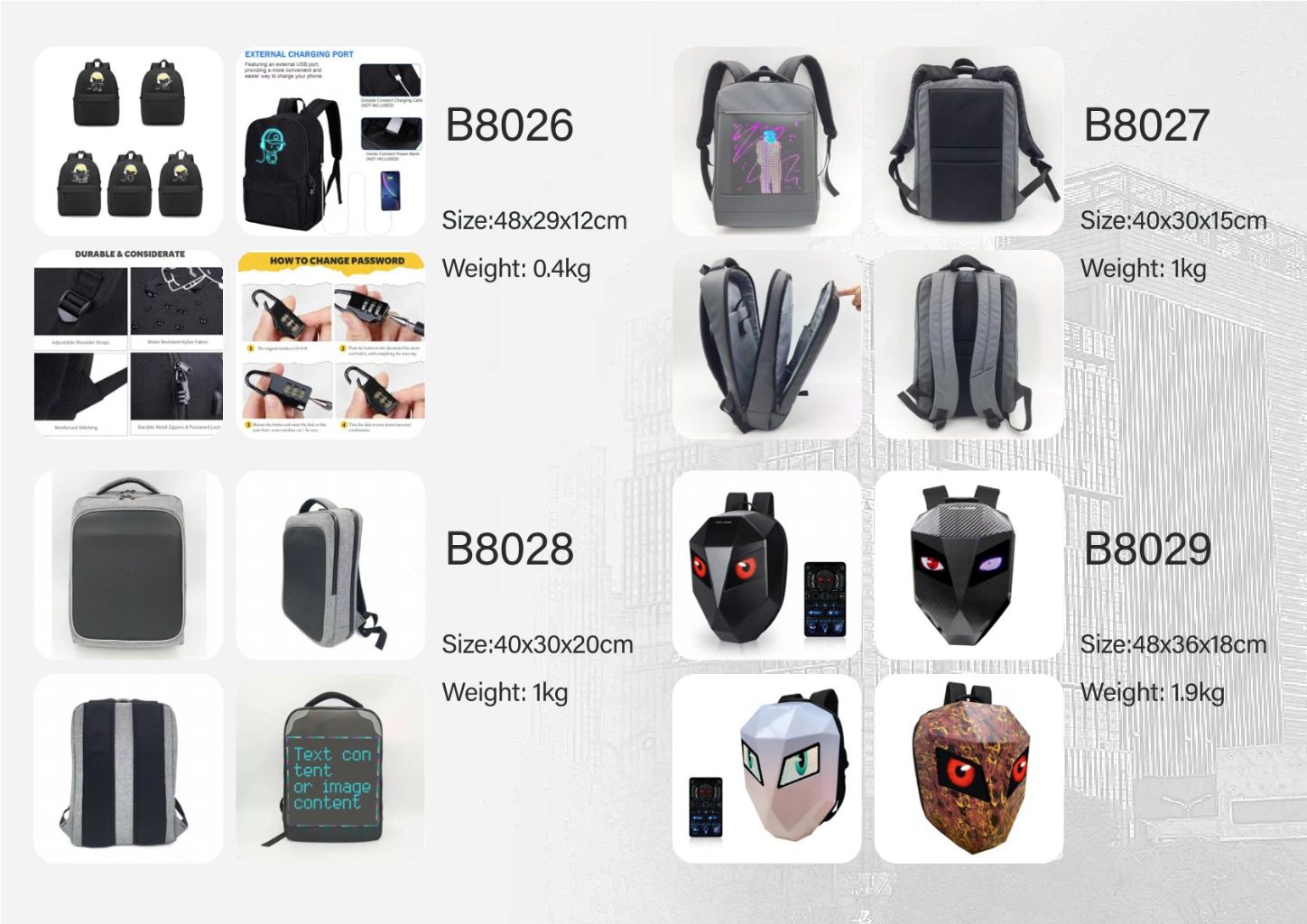 Multi-functional Fashion Backpack