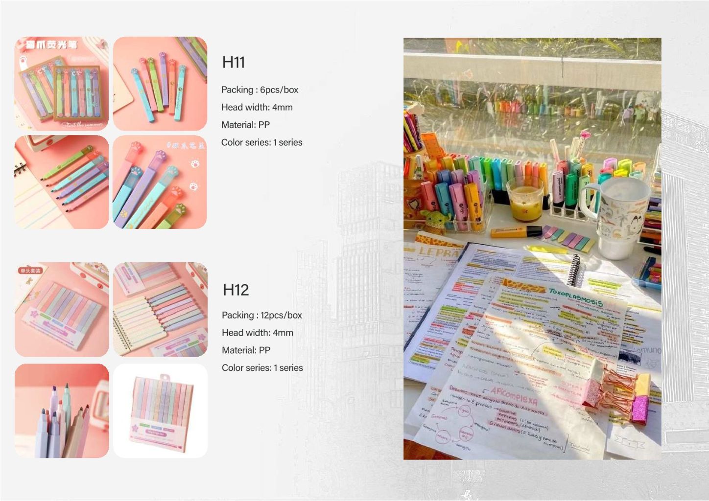 Colorful Water-Based Pen Set