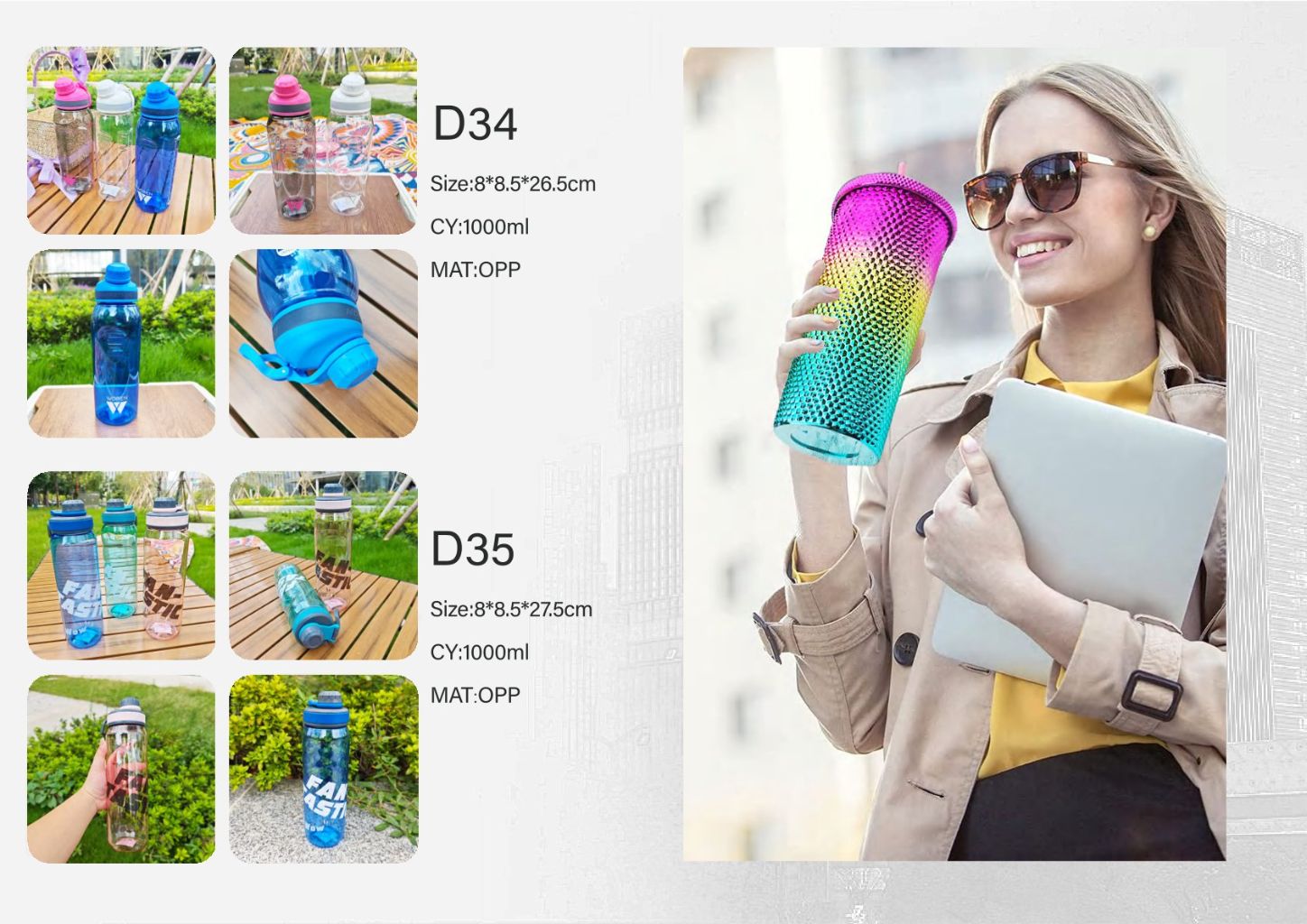 Creative Colorful Plastic Cup