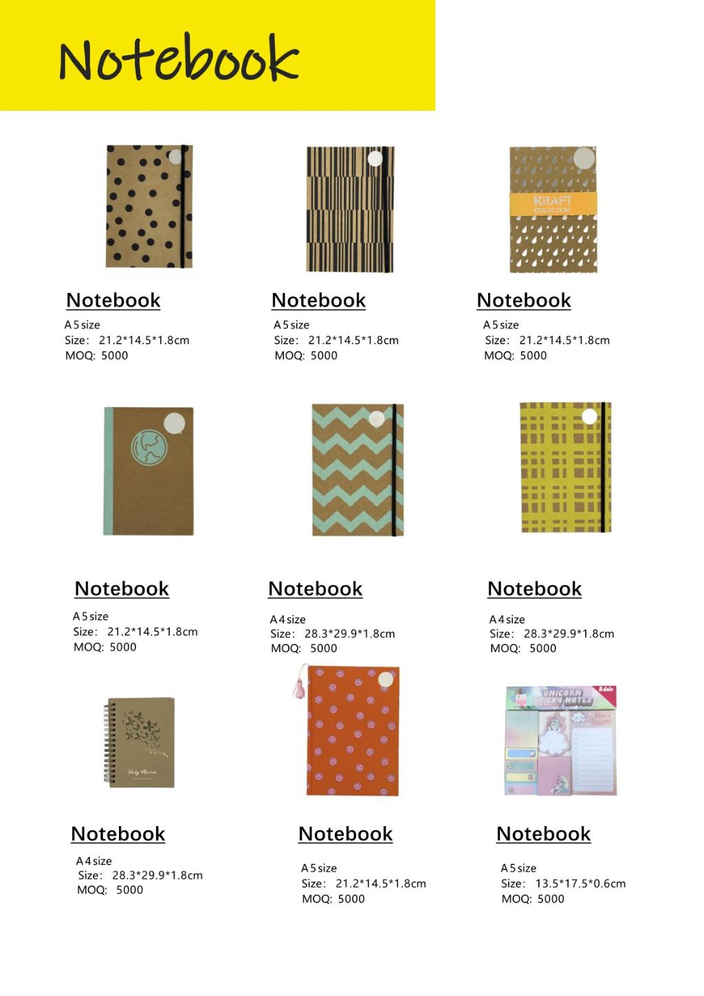 Kraft Paper Drawing Book Series