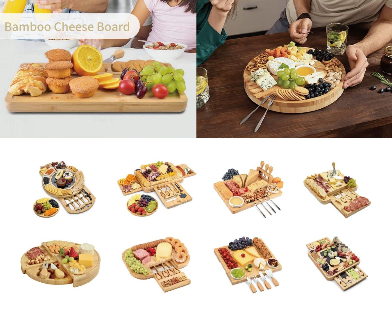 Bamboo Cheese Platter