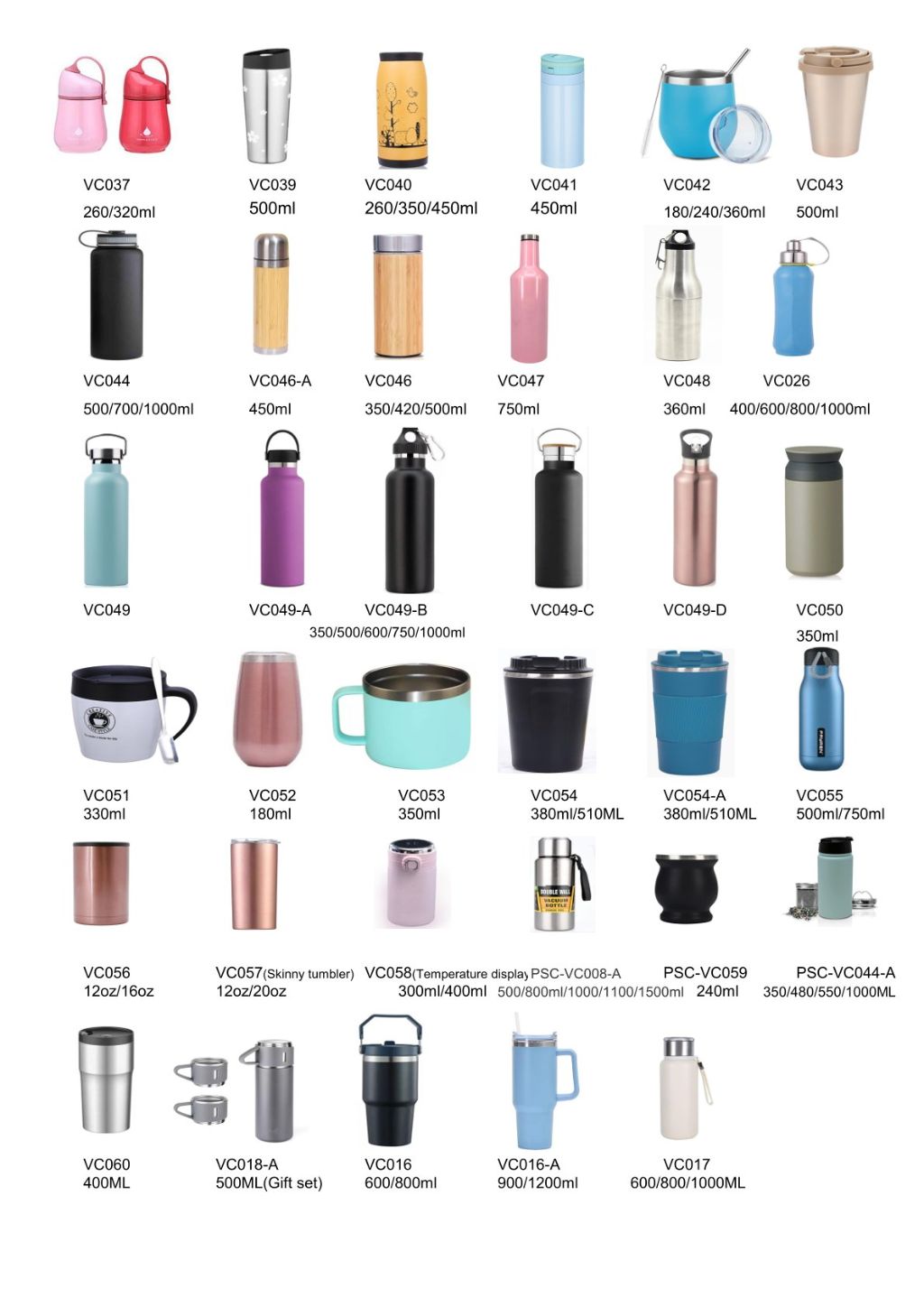 Gradient Color Water Bottle