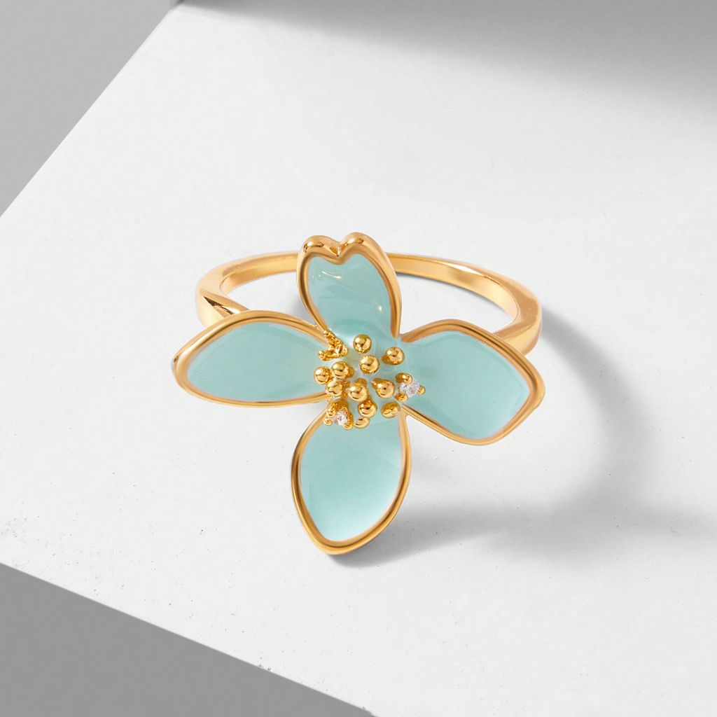 Petal Sapphire Ring