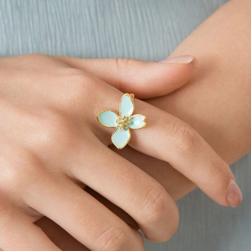 Petal Sapphire Ring