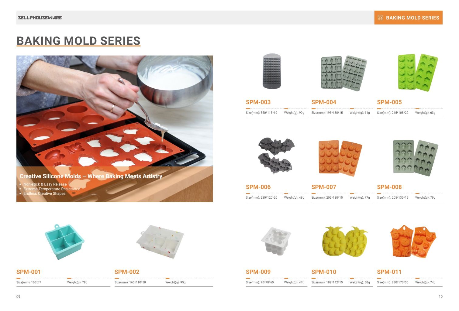 Silicone Baking Molds Series