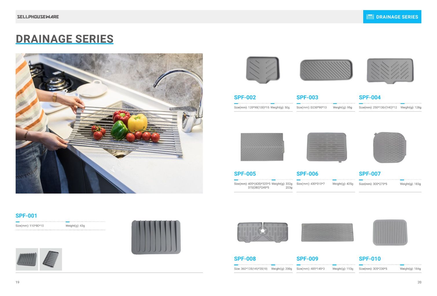 Multifunctional Kitchen Drain Rack