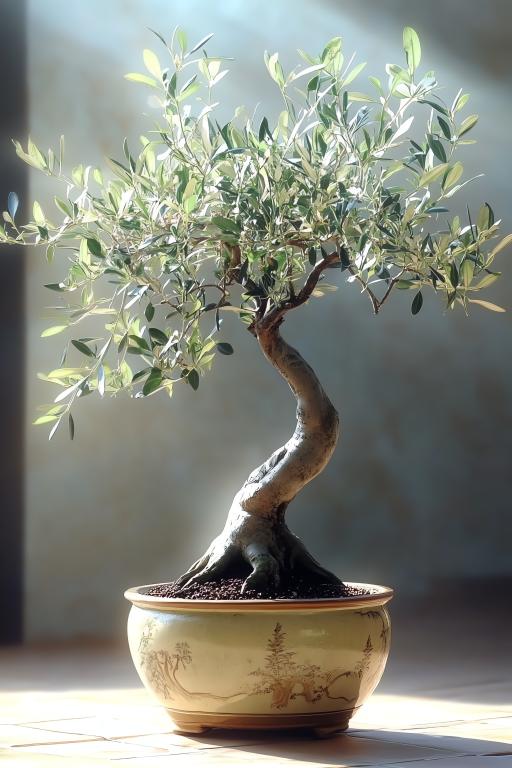 Potted Olive Tree