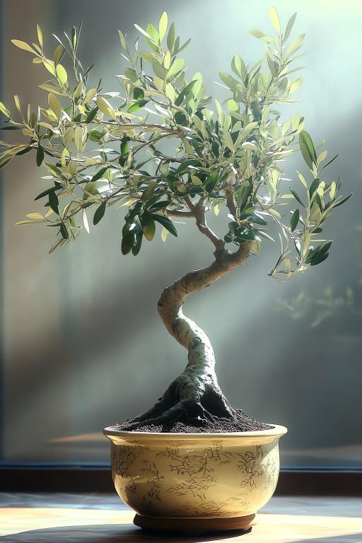 Potted Olive Tree
